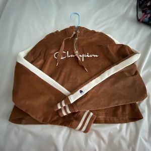 Champion cropped hoodie